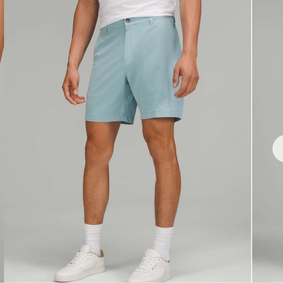 Like New Lululemon Commission Classic-Fit Short 7" *Ventlight Breeze Blue 36 - Picture 1 of 13